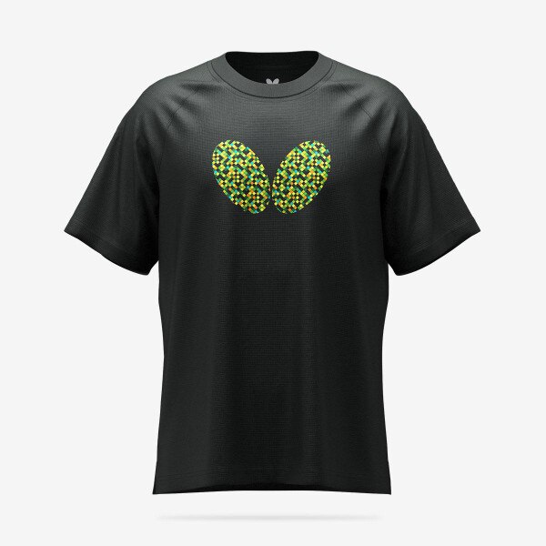 Butterfly Maltil T-Shirt - Black-Green